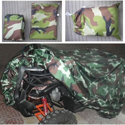 190T Camouflage Motorcycle Cover Camouflage ATV Cover Vehicle Beach Motorbike Cover Protector All Size - XL XXL XXXL