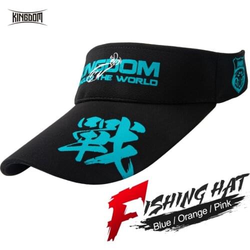 Kingdom Fishing Caps Men Visor Cap Sunshade Adjustable Anti-UV Outdoor Sports Summer Hiking Cycling Hat Woman Fishing Apparel