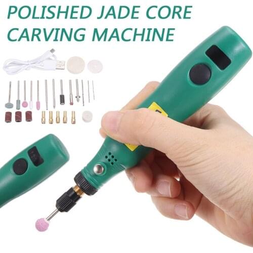 Mini Electric Drill Grinder Tools Adjustable Speed Grinding Machine Kit 3 Levels Speed Multi For DIY Jade Jewelry Carving Polish