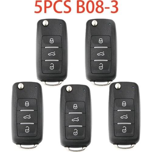 OkeyTech 5Pcs/lot KEYDIY B08-3 For KD900/KD MINI/KD-X2 KD Key Programmer KEYDIY B Series 3 Button Car Key Remote Control