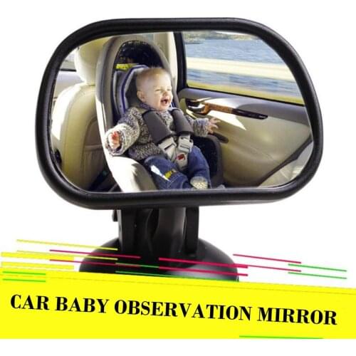Adjustable Kids Car Mirror Abs Acrylic Car Back Seat Safety View Rear Ward Car Interior Kids Monitor Wide Angle Mirror