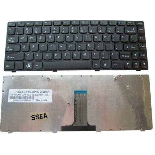 SSEA Free Shipping New Laptop US Keyboard For LENOVO G470 G470G G470AH G470GH V470 B470 G475