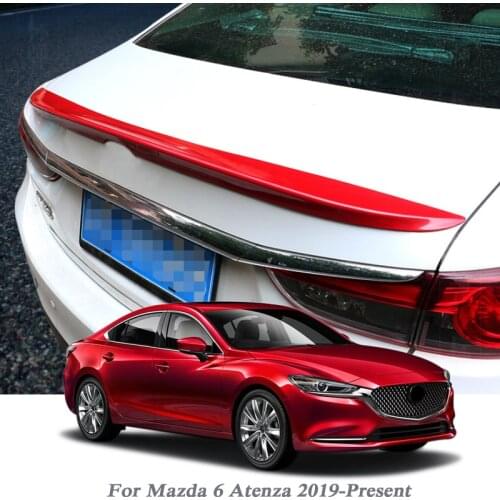 Car Styling ABS Material Roof Spoiler With The Paint Auto Decoration External Decorate For Mazda 6 Atenza 2019-Present Accessory