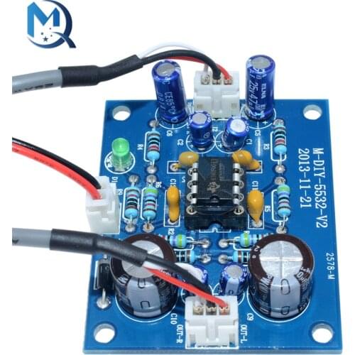 NE5532 OP-AMP Stereo Amplifier Board Audio HIFI Speaker Amplifier Module Control Board Circuit Sound Development for Arduino