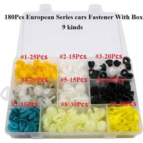Universal Mixed Auto Fastener Car Bumper Clips Retainer Car Fastener Rivet Door Panel Liner