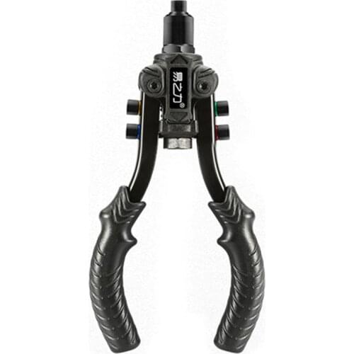 Premium 3 in 1 Heavy Duty Riveter Hand Riveter for Plastic Metal Leather New for elevator,instrument WWO