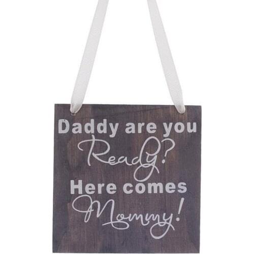 1PCS Wooden Wedding Signs Photo Props Hanging Wedding Signs Decors rustic wedding decoration centerpieces