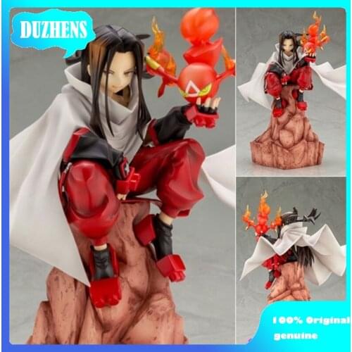 100% Original: Shaman King Asakura Hao 26cm PVC Action Figure Anime Figure Model Toys Figure Collection Doll Gift