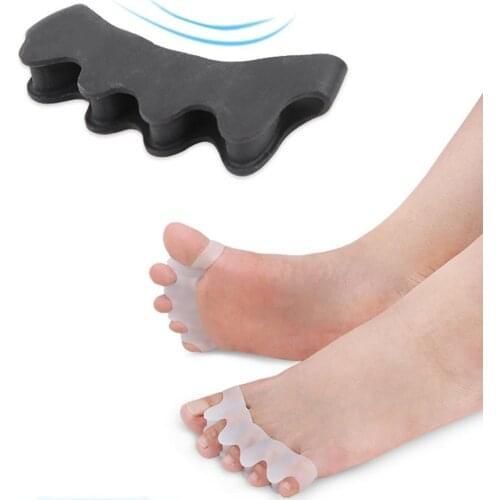 2pcs Toe Straighteners Gel Toe Separators Correctors for Dancers Yogis Athletes Treatment for Bunions Relief Hammer Toe Valgus