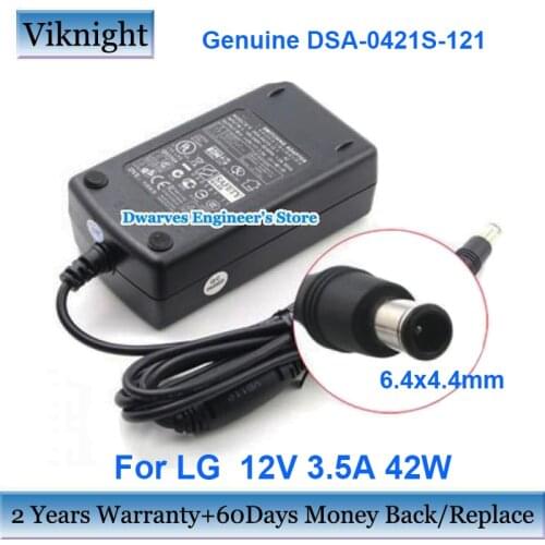 42W 12V 3.5A LCD Monitor AC Adapter For LG 23EN43V-BA LCAP07F E2260 W2284FT L1760TQ L1960TQ L1760TG L1960TG L1760TR L1960TR L196