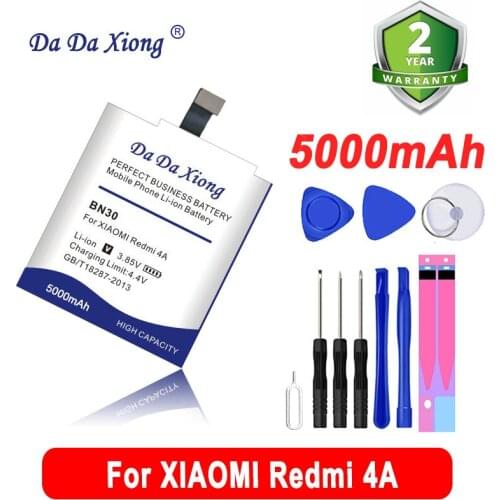 Da Da Xiong Original 4850mAh BN30 Battery for Xiaomi Redmi 4A Mobile Phone Battery