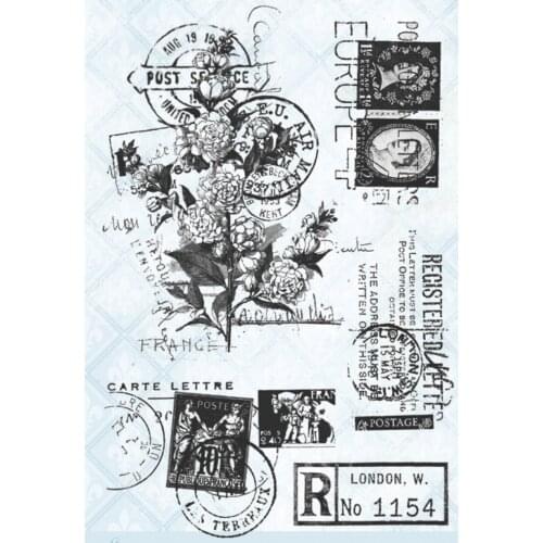 Background stamp Clear Stamps for Scrapbooking Transparent Silicone Rubber DIY Photo Album Decor 1020