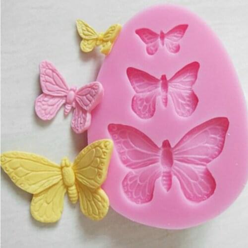 Butterfly Mold Silicone Baking Accessories 3D DIY Mould Fondant Cake Decorating