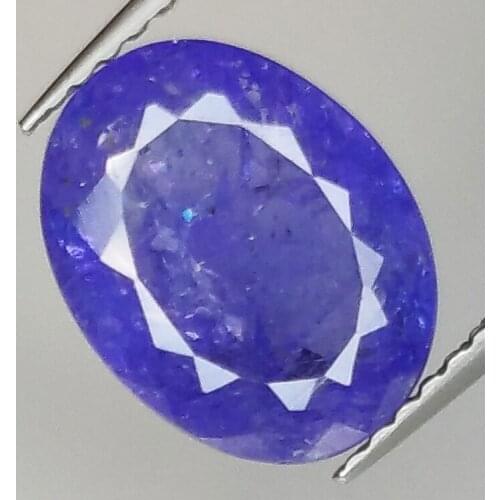 3.11ct Tanzanite oval cut 10.7x8.3mm
