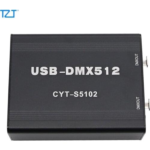 TZT 512 Canal USB-DMX512 CYT-S5102 Stage LED Lighting Controller Console Support MA Freestyler+3D