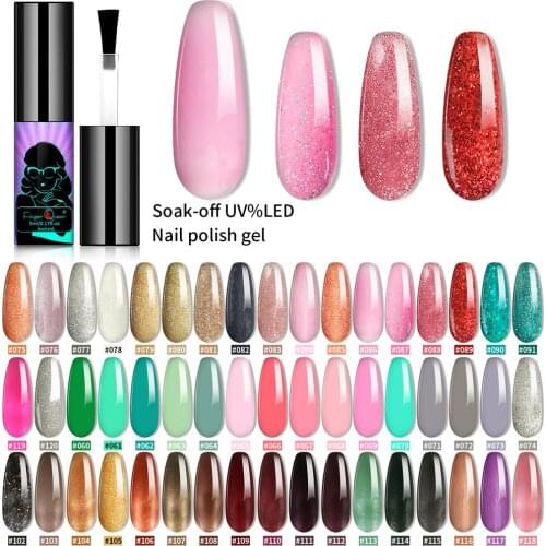 Nail Polish 5ML Gel Varnish Hybrid All For Manicure Semi Permanant UV Nail Art Prime Gel Varnish
