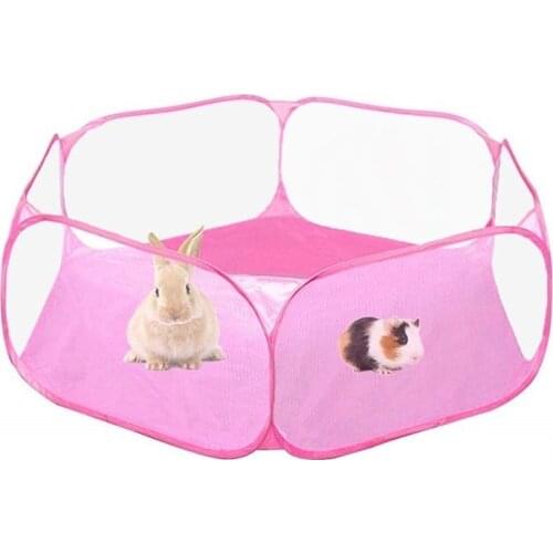 Pet Playpen Portable Open Small Animal Tent Game Fence For Hamster Guinea Pigs Indoor Outdoor