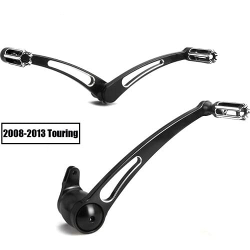 Gauge Brake arm shifter levers pegs for harley touring FLHR FLHX FLHT FLTR 2008-2013