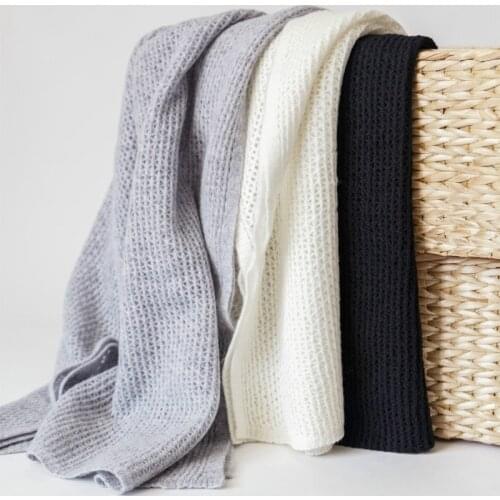 Fashion wool scarf women knitted scarfs for ladies scarves women 2019 luxury bufandas invierno mujer designer