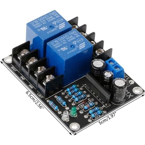 2021 New UPC1237 Dual Channel Speaker Protection Circuit Board DC 12-24V Boot Mute Delay