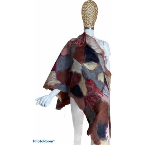 2021 new spring women shawl wool silk handmade quality warm scarf table cloth Turkish hand craft felt scarf accessories night cover