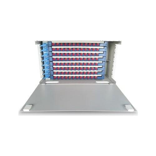 96 Cores Rack Mounted Fiber Optic ODF Patch Panel, ODF Optical Distribution Box