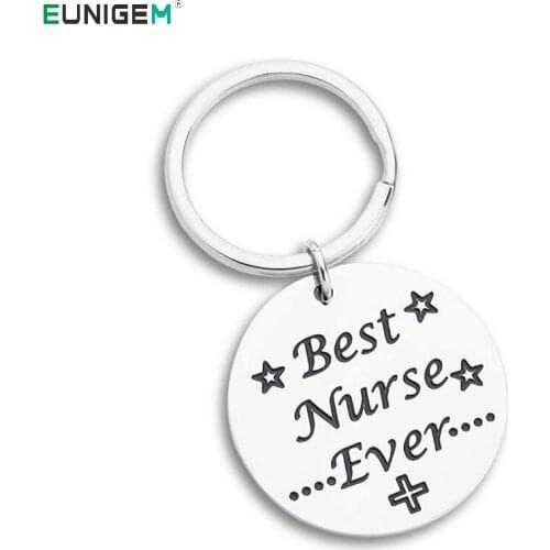 Nurse Graduation Key Chains Gift for Nurse Men Women Kids Mom -Best Nurse Ever-Nurse Graduation Gifts Nurses Week Presents