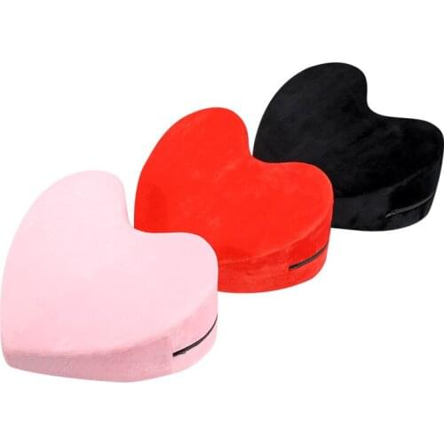 Heart-shaped Sex Pillow Sex Furniture for Couples flirt Sex Auxiliary Cushion Sex Sofa For Men Women Sex Orgasm Erotic Sex Toys