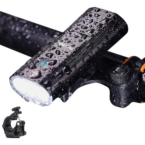 Bike Light Rainproof IP65 USB Rechargeable LED 5200mAh MTB Front Lamp Headlight Aluminum Ultralight Flashlight Bicycle Light