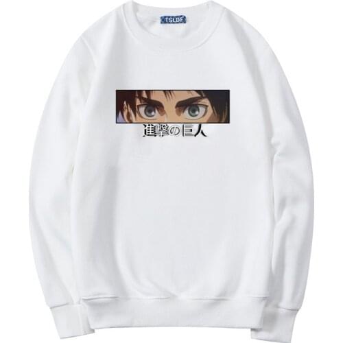 2021 Hot Anime Attack on Titan Sweatshirt Men Kawaii Manga Autumn Hoodie Titans Attack Graphic Long Sleeve Harajuku Clothes Male
