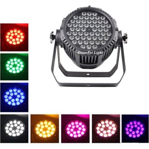 20pcs/lot Auto dmx 512 led par can waterproof 54*3w rgbw dj disco led waterpoof par light outdoor used