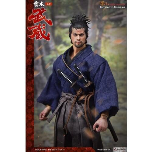 WOLFKING WK89015A 1/6 Miyamoto Takehide 2.0 Collection Action Figure for Fans Holiday Gift Cheap Shipping Fee