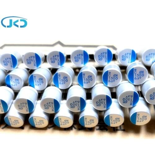 10pcs/lot 6.3V1500UF NCC PSC series 8*12 Solid Polymer Capacitor 1500UF 6.3V 8X12mm Solid Capacitor High Quality NIPPON