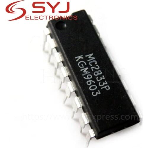 10pcs/lot MC2833PG MC2833P MC2833 DIP-16 In Stock