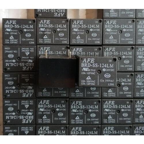 10 teile/los AFE Relais BRD-SS-124LM T73-1A-24V-12A DIP4