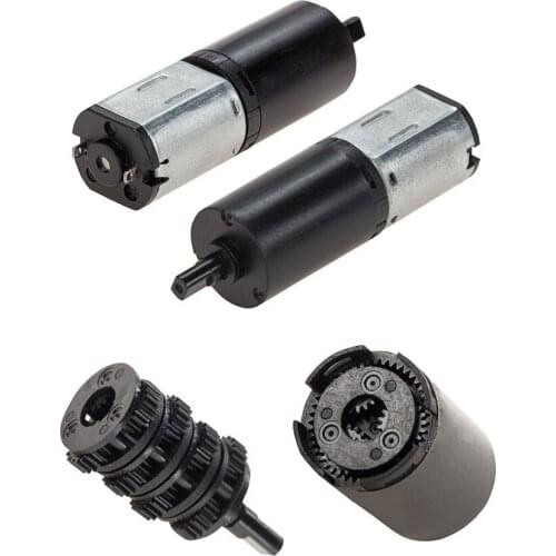 12mm3v DC planetary reduction motor super small mini reduction motor plastic low noise and large torque motor