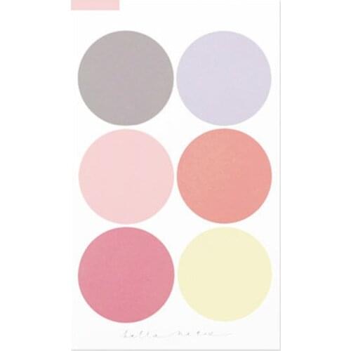 630pcs Paper Sticker Morandi Warm Color Round Point Sticker Party Birthday Supplies Colorful Seal Sticker Wedding Decoration