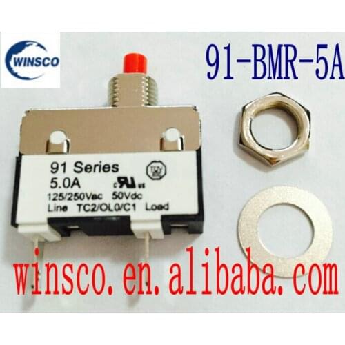 91-BMR-5A 100% NEW KUOYUH 91-5A CIRCUIT BREAKER 91 SERIES 5A 5PCS/LOT