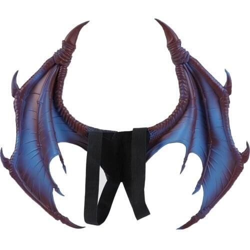 3D Dragon Wing Halloween Mardi Gras Carnival Kids Children Costume Devil Cosplay Dragon Wings Halloween Decoration props