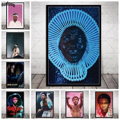 Childish Gambino Poster Prints Canvas Painting Wall Art Posters Picture for Living Room Home Decoration