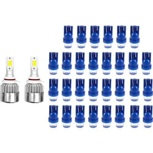 For 30 the side of your T10 w5w 194-168 tail lamp panel and 2 your bulb LED 72W 7600lm LED light converter