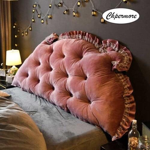 European Retro Long Pillows Simple Bed Cushion Multifunction Tatami Bed Soft Bag Removable For Sleeping Pillow Bed
