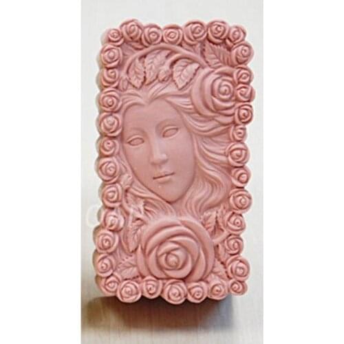 Handmade soap silica gel mould candle soap mould silicone mold for DIY lover