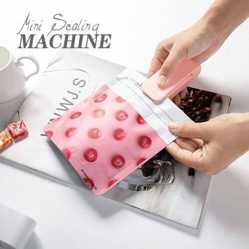 Mini Sealing Machine Portable Household Home Plastic Food Snacks Bag Heat Tool Storage Sealer