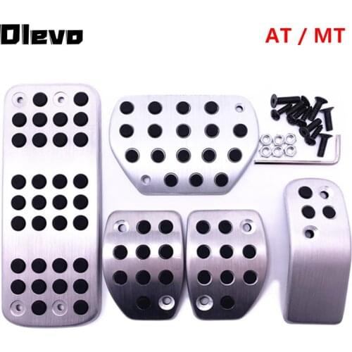 AT MT Foot Rest Brake Gas Car Pedal Pad Plate for PEUGEOT 207 301 307 208 2008 308 408 cc for CITROEN DS3 DS4 DS6 C3 C4 DS 3 4 6