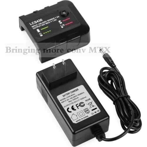 NEW 40V Battery Charger LCS36 LCS40 for Black/Decker 36V 40V Li-ion Battery LBXR36 LBX36 BXR2036 LBX1540 LBX2040 EU Plug hotsell