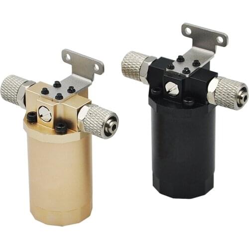 New Mini Hydraulic Oil Metal Filter With Fine Strainer For RC Excavator Bulldozer Truck Tamiya Model Parts
