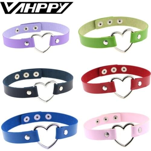 Bdsm Sexy punk Choker Sex Collar leather choker Bondage cosplay Goth jewelry women gothic necklace Harajuku accessories games