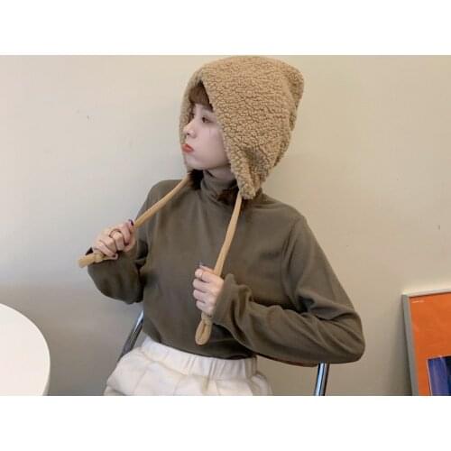 Plush hat qiu dong lei feng will firm offers warm hat leisure female joker in baotou and velvet