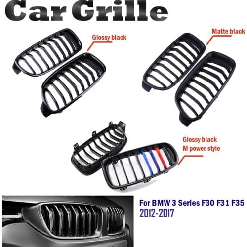 Kidney Grill Replacement Front Air inlet Grilles Fit For BMW F30 F31 F35 3-Series 2012-2017 Car Accessories Modified Parts